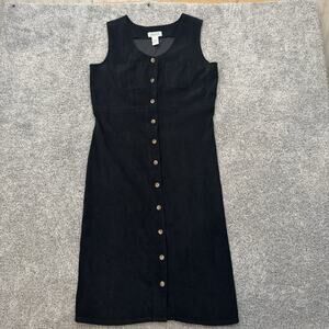 Vintage 90s Y2K Dress M Schoolgirl to Goth Velour Layering Witchy Whimsigoth